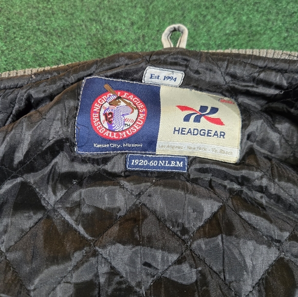 Headgear Negro League Baseball jacket Men 3XL VTG Wool Blend Hip-Hop Y2K Grunge - Picture 7 of 10